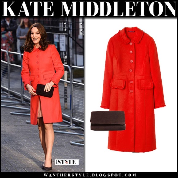 Boden Lena Coat in Red Pop Size 6 (EUC) - Picture 2 of 11